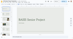 Picture of Presentation Slides